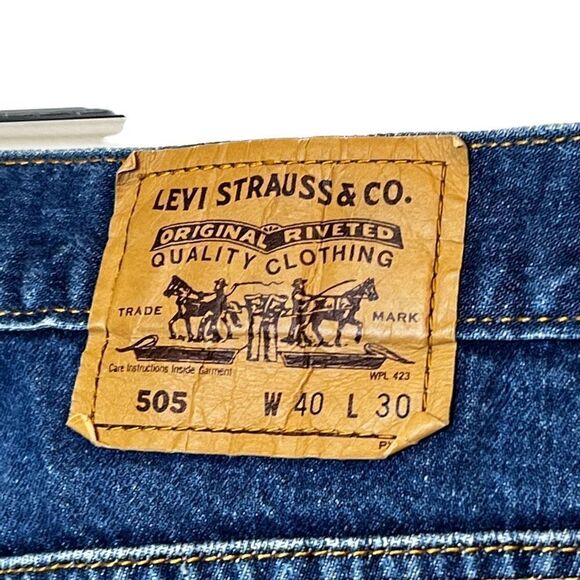 Levi’s vintage 505 orange tab jeans size 40 X 30 - Picture 6 of 14